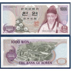 Corée du Sud Pick N°44, Neuf Billet de banque de 1000 won 1975