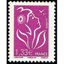 Timbre France Yvert No 4157 Marianne de Lamouche, 1.33€ lilas