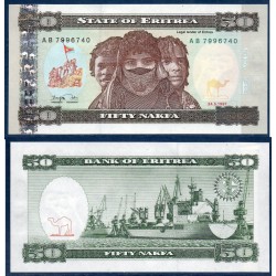 Erythrée Pick N°5, Billet de banque de 50 nakfa 1997