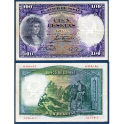 Espagne Pick N°83, TTB Billet de banque de 100 pesetas 1931
