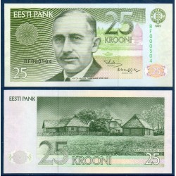 Estonie Pick N°73b Billet de banque de 25 Krooni 2007
