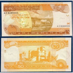 Ethiopie Pick N°49a, neuf Billet de banque de 50 Birr 1997