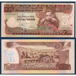 Ethiopie Pick N°48d Billet de banque de 10 Birr 2006
