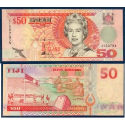 Fidji Pick N°100b, Billet de banque de 50 Dollars 1996