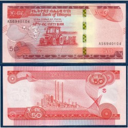 Ethiopie Pick N°54, Neuf Billet de banque de 50 Birr 2020