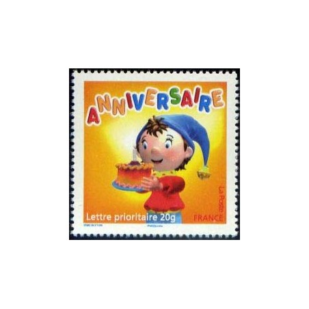 Timbre France Yvert No 4183 Oui oui timbre anniversaire, issu du bloc feuillet