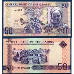 Gambie Pick N°28c, Billet de banque de 50 Dalasis 2006-2018