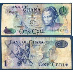 Ghana Pick N°13a, Billet de banque de 1 Cedi 1972