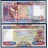 Guinée Pick N°41a, Billet de banque de 5000 Francs 2006