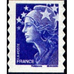 Timbre France Yvert No 4201  Marianne de Beaujard sans valeur rouge autoadhésif issu de carnet