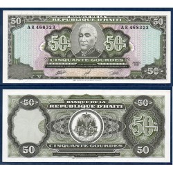 Haïti Pick N°257a, Billet de banque de50 Gourdes 1991