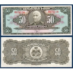 Haïti Pick N°249a, Billet de banque de 50 Gourdes 1986