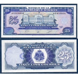 Haïti Pick N°248a, Billet de banque de 25 Gourdes 1988