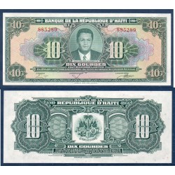 Haïti Pick N°242a, Billet de banque de 10 Gourdes 1979