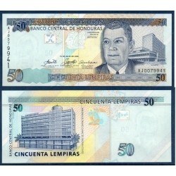 Honduras Pick N°94Aa, Billet de banque de 50 Lempiras 2006