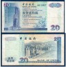 Hong Kong Pick N°329e, Billet de banque de 20 dollars 1999