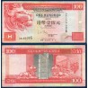 Hong Kong Pick N°203c, TTB Billet de banque de 100 dollars 1999-2000