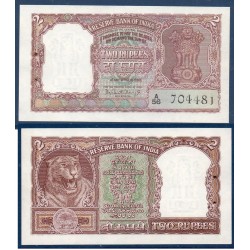 Inde Pick N°30, Billet de banque de 2 Ruppes 1962-1967