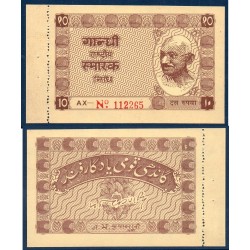 Inde Village Khadi 1951 Billet de banque de 10 Ruppes