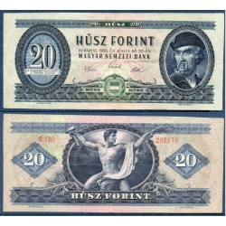 Hongrie Pick N°169e, TTB Billet de banque de 20 Forintz 1969