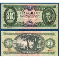 Hongrie Pick N°168c, Billet de banque de 10 Forint 1962