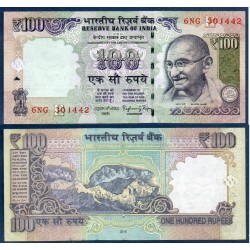 Inde Pick N°105u, Billet de banque de 100 Ruppes 2015 plaque E