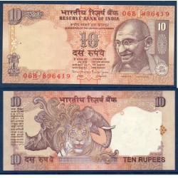 Inde Pick N°89j, Billet de banque de 10 Ruppes 1996-2006