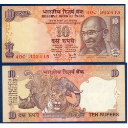 Inde Pick N°95c, Billet de banque de 10 Ruppes 2006 plaque R