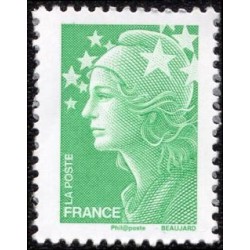 Timbre France Yvert No 4229 Marianne de Beaujard TVP vert