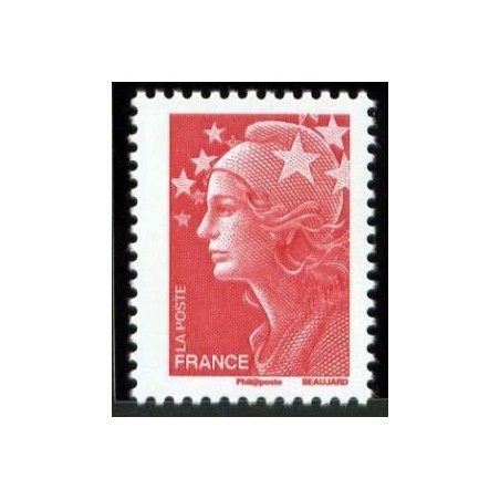 Timbre France Yvert No 4230 Marianne de Beaujard TVP rouge