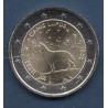 2 euro commémorative Estonie 2021 Le loup pièce de monnaie €