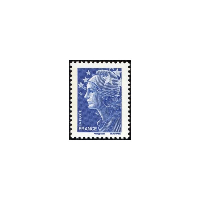 Timbre France Yvert No 4231 Marianne de Beaujard TVP bleu