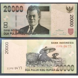 Indonésie Pick N°151f, Billet de banque de 20000 Rupiah 2016