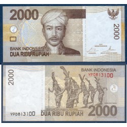 Indonésie Pick N°148g, Billet de banque de 2000 Rupiah 2015
