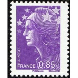 Timbre France Yvert No 4233 Marianne de Beaujard 0.85€ violet rouge