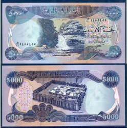 Irak Pick N°94a, Billet de banque de 5000 Dinars 2003