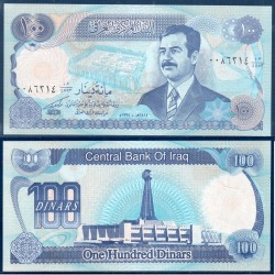 Irak Pick N°84b, Billet de banque de 100 Dinars 1994
