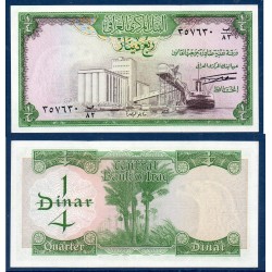 Irak Pick N°56 billet de banque de 1/4 Dinar 1969