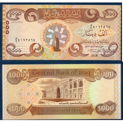 Irak Pick N°104, Billet de banque de 1000 Dinars 2018