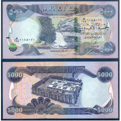 Irak Pick N°100, Billet de banque de 5000 Dinars 2013