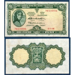 Irlande Pick N°64a, Billet de banque de 1 livre 1962-1966