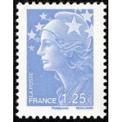 Timbre France Yvert No 4236 Marianne de Beaujard 1.25€ bleu ciel