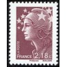 Timbre France Yvert No 4238 Marianne de Beaujard 2.18€ brun prune