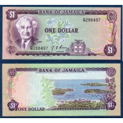 Jamaique Pick N°54a, Billet de banque de 1 dollar 1970