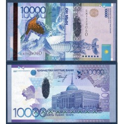 Kazakhstan P.43, neuf Billet de 10000 Tenge 2012 Colombes