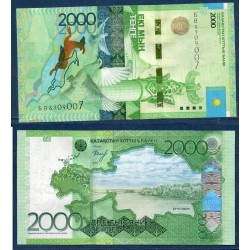 Kazakhstan P.41, neuf Billet de 2000 Tenge 2012 Kazakh Eli