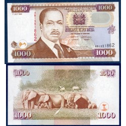 Kenya Pick N°34b, Billet de banque de 1000 Shillings 1995