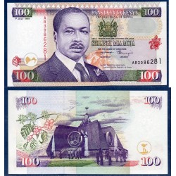 Kenya Pick N°37d, Neuf Billet de banque de 100 Shillings 1999