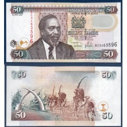 Kenya Pick N°41a, Billet de banque de 50 Shillings 2003