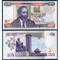 Kenya Pick N°48c, Billet de banque de 100 Schillings 2008
